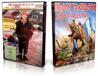 Artwork Cover of Iron Maiden 1992-07-25 DVD Buenos Aires Proshot