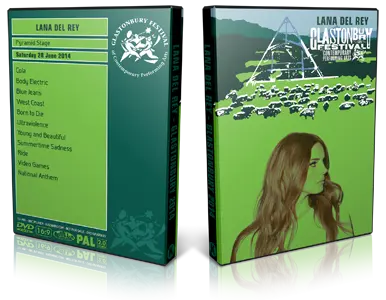 Artwork Cover of Lana Del Rey 2014-06-28 DVD Glastonbury Festival Proshot