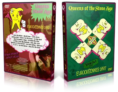 Artwork Cover of Queens Of The Stone Age 2007-06-30 DVD Belfort Proshot