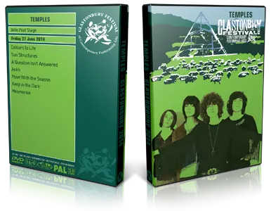 Artwork Cover of Temples 2014-06-27 DVD Glastonbury Festival Proshot