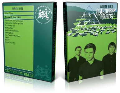 Artwork Cover of White Lies 2014-06-29 DVD Glastonbury Festival Proshot