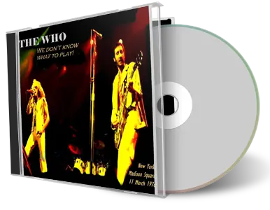 Front cover artwork of The Who 1976-03-11 CD New York Audience