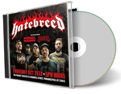 Front cover artwork of Hatebreed 2023-10-26 CD Poughkeepsie Audience