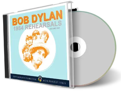 Front cover artwork of Bob Dylan Compilation CD Rehearsals 1984 Soundboard