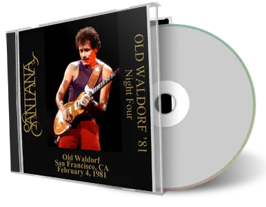 Front cover artwork of Carlos Santana 1981-02-04 CD San Francisco Audience