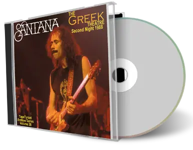 Front cover artwork of Carlos Santana 1988-09-28 CD Los Angeles Soundboard