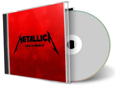 Front cover artwork of Metallica 1987-01-18 CD Madrid Audience