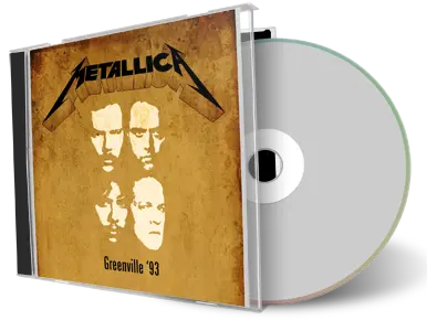 Front cover artwork of Metallica 1993-02-06 CD Greenville Audience