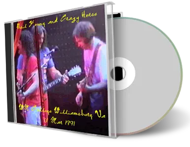 Front cover artwork of Neil Young 1991-03-01 CD Williamsburg Audience