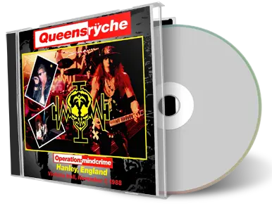 Front cover artwork of Queensryche 1988-11-07 CD Hanley Audience
