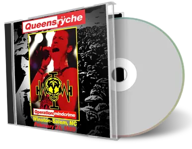 Front cover artwork of Queensryche 1989-02-20 CD Winston-Salem Audience