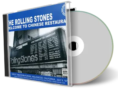 Front cover artwork of Rolling Stones Compilation CD Welcome To Chinese Restaurant Audience