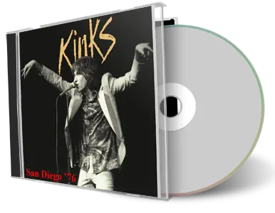 Front cover artwork of The Kinks 1976-02-11 CD San Diego Audience