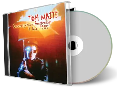 Front cover artwork of Tom Waits 1985-11-04 CD Amsterdam Audience