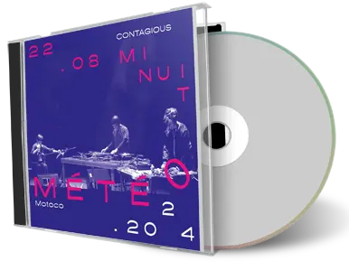Front cover artwork of Contagious 2024-08-22 CD Festival Meteo Soundboard