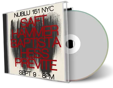 Front cover artwork of Jamie Saft 2019-09-09 CD New York Audience