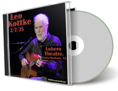 Front cover artwork of Leo Kottke 2025-02-07 CD Santa Barbara Audience