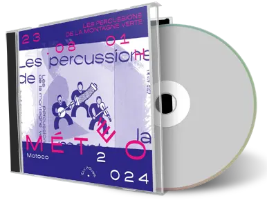 Front cover artwork of Les Percussions De La Montagne Verte 2024-08-23 CD Festival Meteo Soundboard
