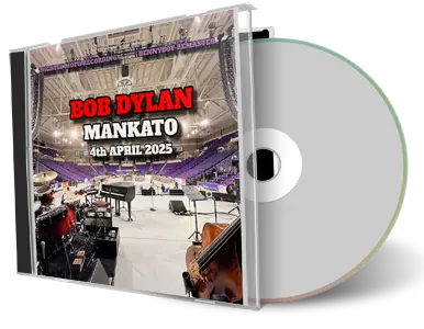 Front cover artwork of Bob Dylan 2025-04-04 CD Mankato Audience