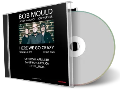 Front cover artwork of Bob Mould 2025-04-05 CD San Francisco Audience