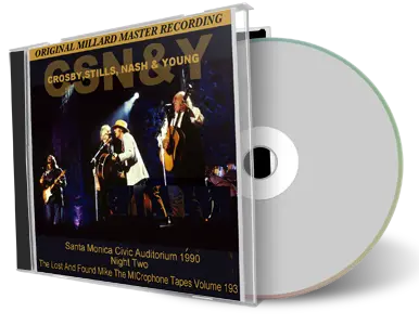 Front cover artwork of Csny 1990-04-01 CD Santa Monica Audience