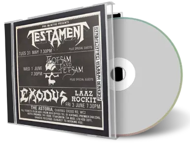 Front cover artwork of Exodus 1988-06-03 CD London Audience