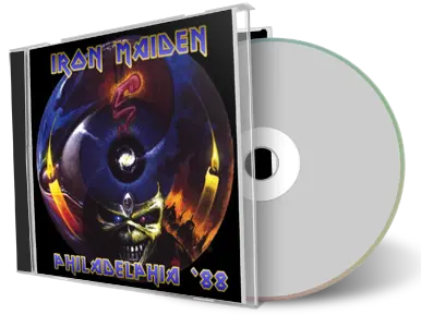 Front cover artwork of Iron Maiden 1988-07-22 CD Philadelphia Audience
