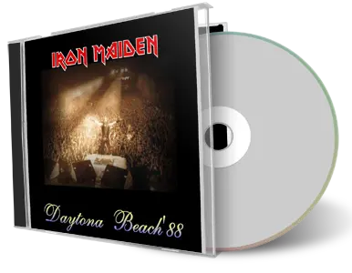 Front cover artwork of Iron Maiden 1988-08-04 CD Daytona Beach Audience