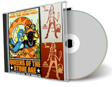 Front cover artwork of Queens Of The Stone Age 2003-03-08 CD Oklahoma City Audience
