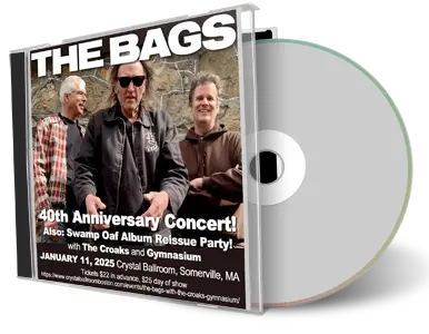 Front cover artwork of The Bags 2025-01-11 CD Somerville Audience