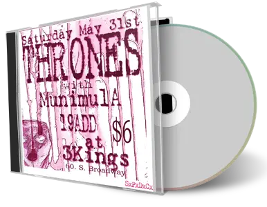 Front cover artwork of Thrones 2008-05-31 CD Denver Audience