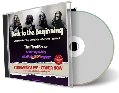 Front cover artwork of Black Sabbath And Ozzy Osbourne 2025-07-05 CD Birmingham Soundboard