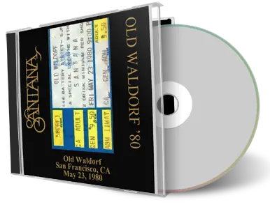 Front cover artwork of Carlos Santana 1980-05-23 CD San Francisco Audience