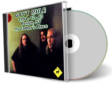 Front cover artwork of Govt Mule 1994-12-03 CD Roslyn Audience
