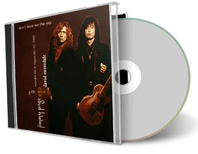 Front cover artwork of Jimmy Page And David Coverdale 1993-12-22 CD Nagoya Audience