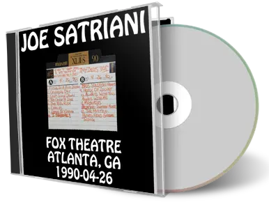 Front cover artwork of Joe Satriani 1990-04-26 CD Atlanta Audience