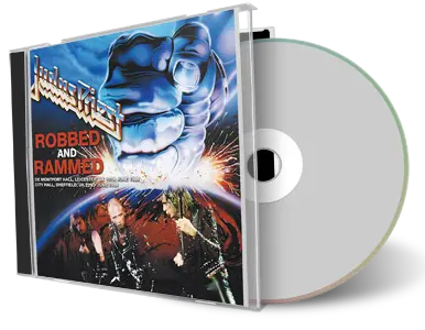 Front cover artwork of Judas Priest Compilation CD Robbed And Rammed Audience