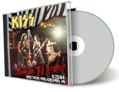 Front cover artwork of Kiss 1984-11-25 CD Philadelphia Audience