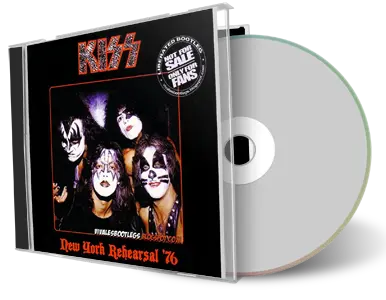 Front cover artwork of Kiss Compilation CD Tour Rehearsal New York 1976 Soundboard