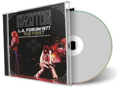 Front cover artwork of Led Zeppelin Compilation CD La Forum 1977 The First Audience