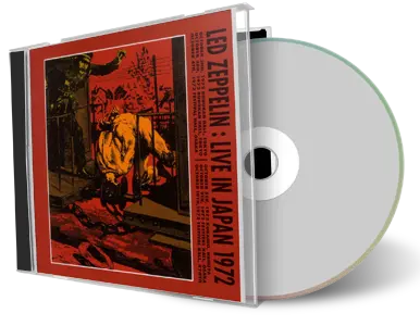Front cover artwork of Led Zeppelin Compilation CD Live In Japan 1972 Audience