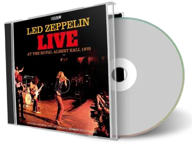 Front cover artwork of Led Zeppelin Compilation CD Royal Albert Hall 1970 Audience