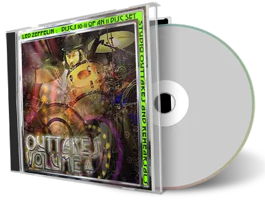 Front cover artwork of Led Zeppelin Compilation CD Studio Sessions Antrabata Soundboard