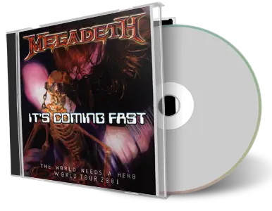 Front cover artwork of Megadeth 2001-07-21 CD Yokohama Audience