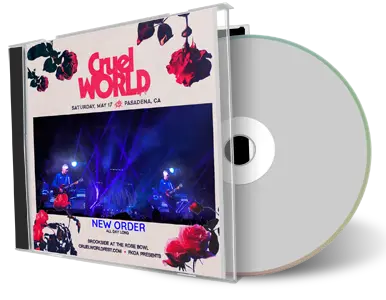 Front cover artwork of New Order 2025-05-17 CD Pasadena Audience