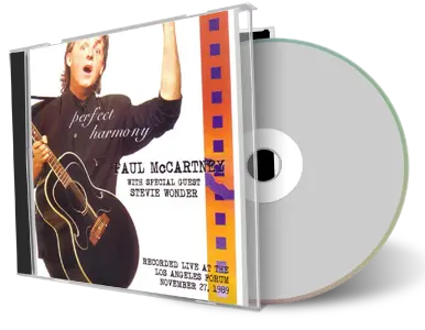 Front cover artwork of Paul Mccartney Compilation CD Perfect Harmony Audience