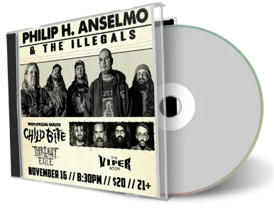 Front cover artwork of Philip H Anselmo 2018-11-16 CD West Hollywood Soundboard