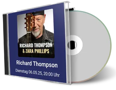 Front cover artwork of Richard Thompson 2025-05-06 CD Hamburg Audience
