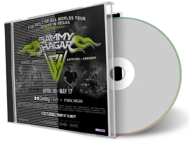 Front cover artwork of Sammy Hagar 2025-05-14 CD Las Vegas Audience