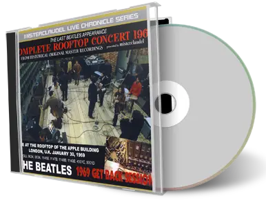 Front cover artwork of The Beatles Compilation CD Complete Rooftop Concert 1969 Soundboard